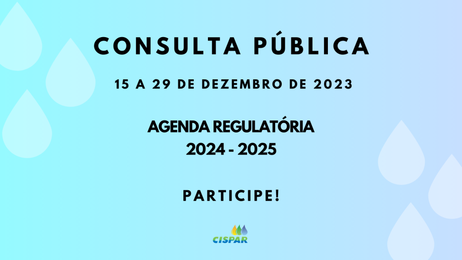 Consulta Pública - Agenda Regulatória 2024-2025