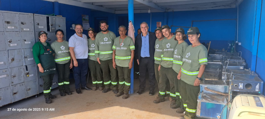 Diretor-executivo visita Jaguariaíva para tratar de avanços na gestão de resíduos.