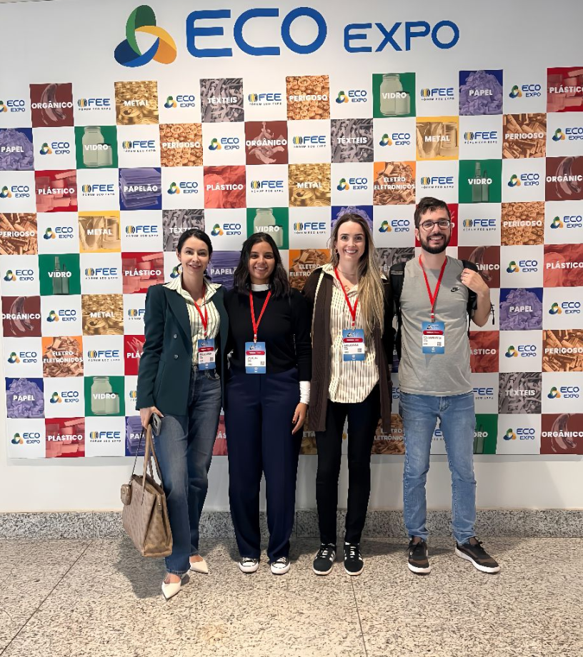 Em São Paulo, equipe do Cispar participa da Eco Expo, evento voltado à gestão de resíduos sólidos